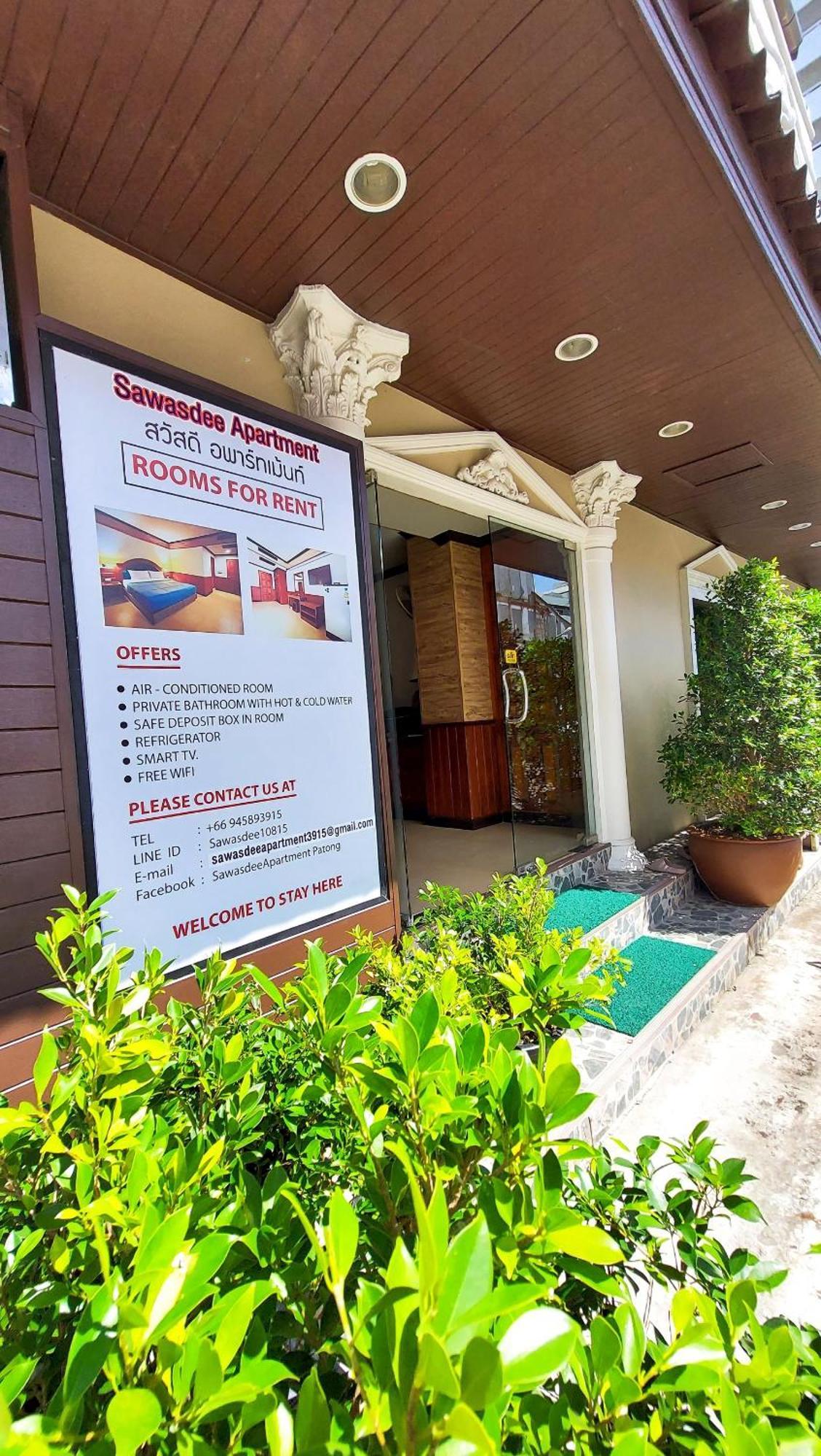 Sawasdee Apartment Patong Eksteriør billede